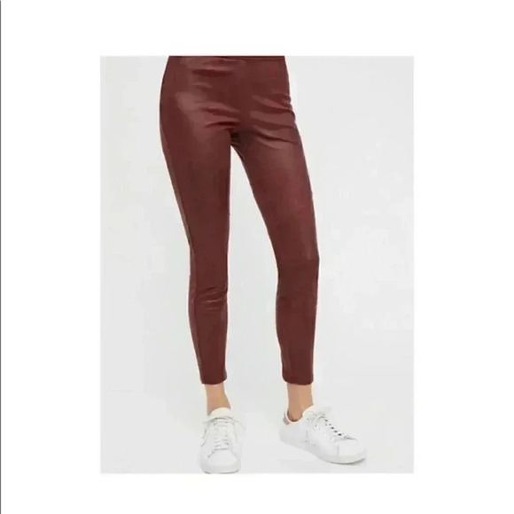 Free People Vegan Suede Leggings - Picture 2 of 5